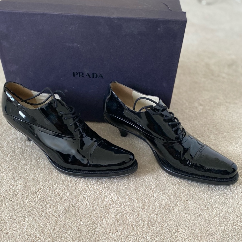 Vintage Prada Patent Leather Heels - image 1